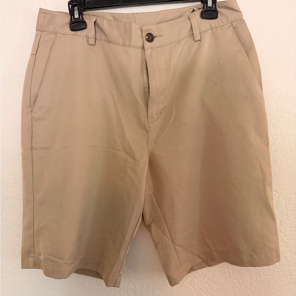 adidas Men's Khaki Performance Golf Shorts